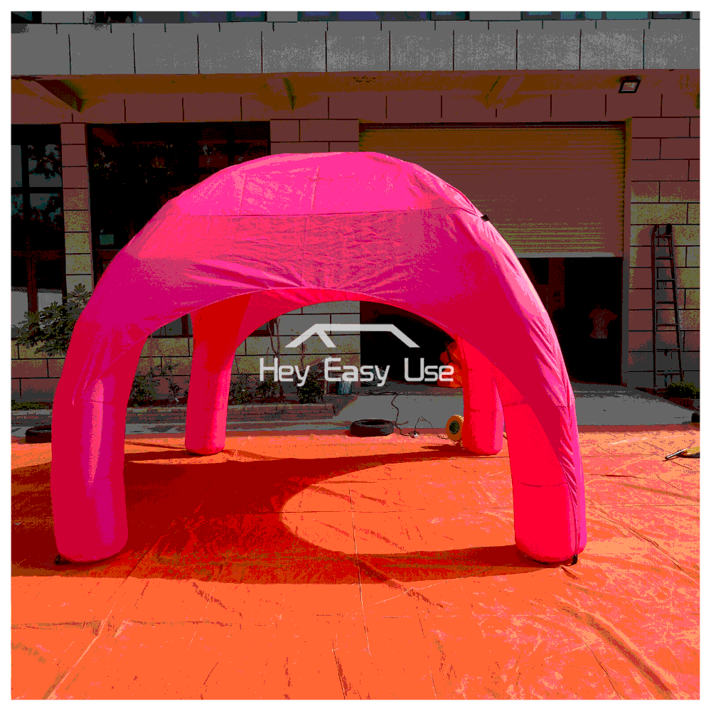 Pink Spider Tent Inflatable Event Station Tent 