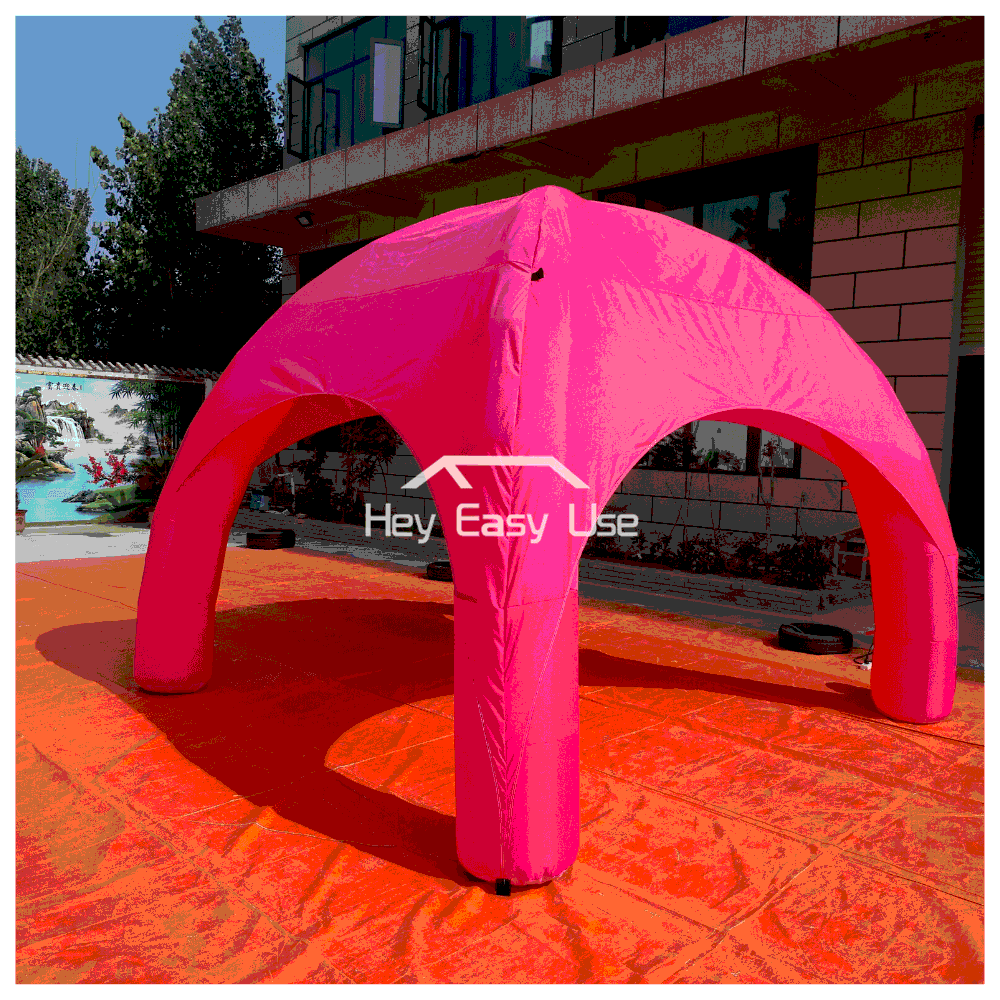 Pink Spider Tent Inflatable Event Station Tent 