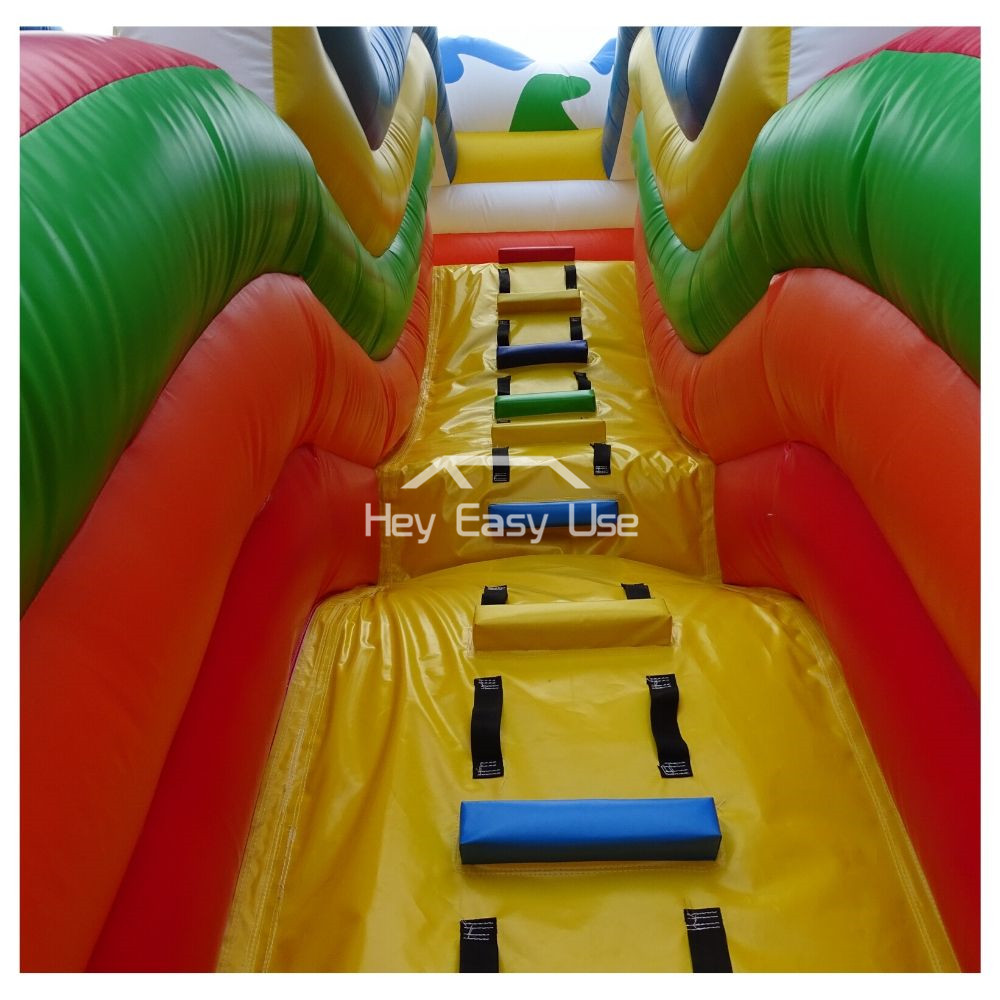 Tropical Theme Dinosaur Inflatable Slide 