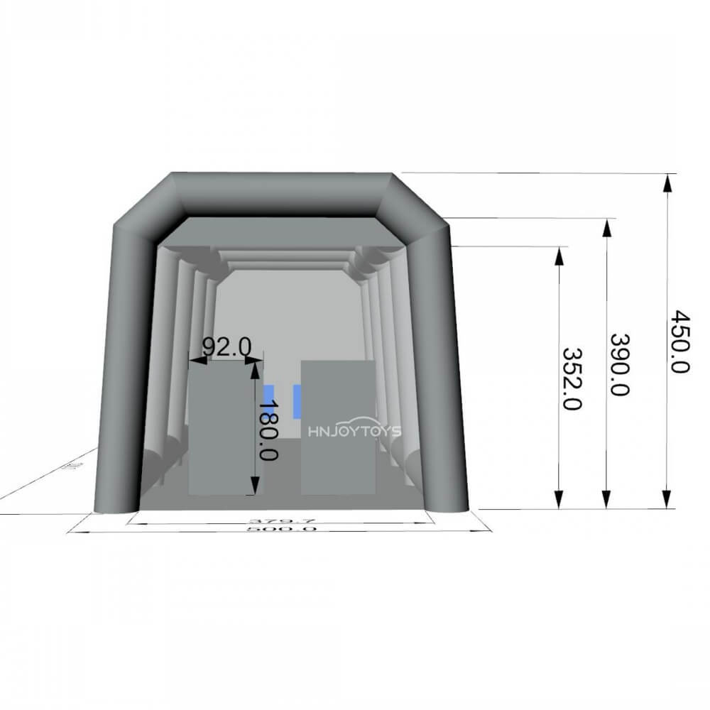 Large Inflatable Paint Booth - More Portable Than Traditional Spray Booth