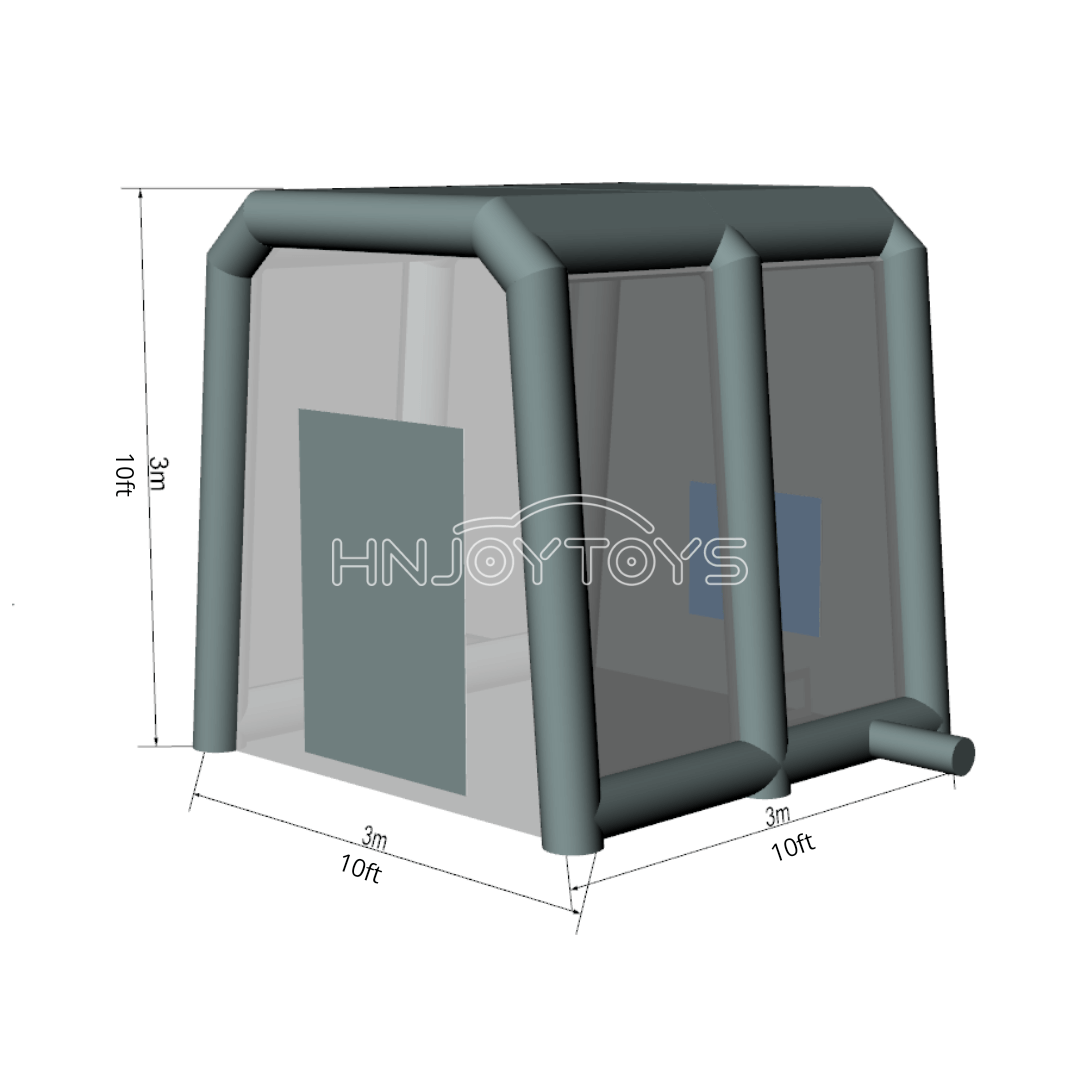 Woodworking Paint Booth - Inflatable Spray booth for Wood Finishing & Furniture