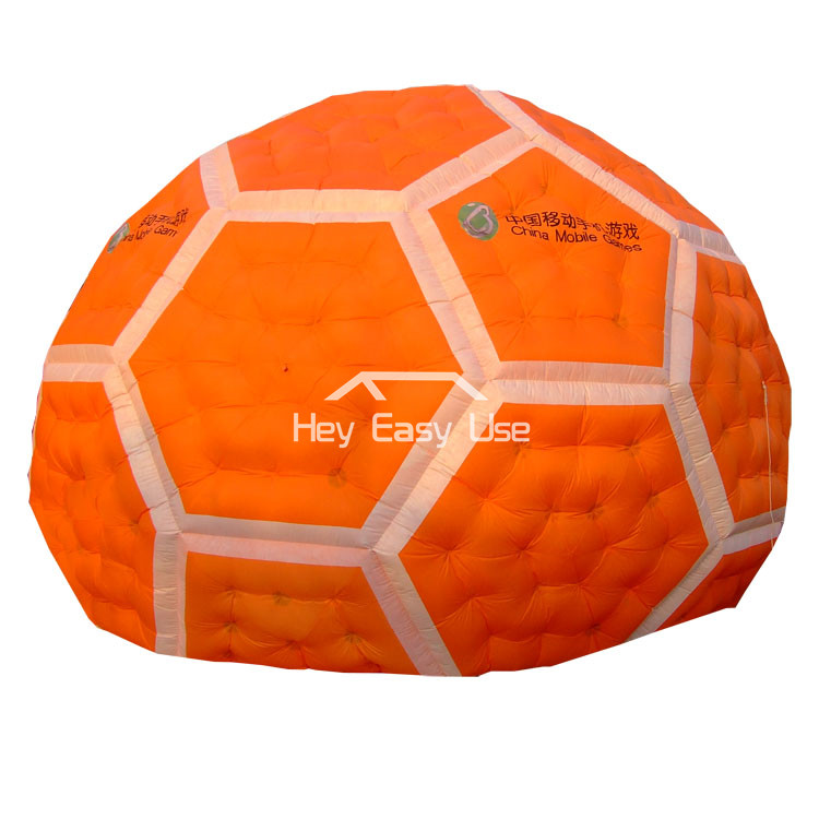 Football Shape Tent Inflatable Dome Structure