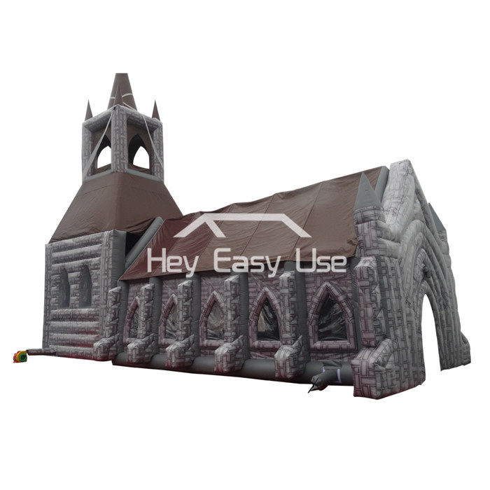 Outdoor Inflatable Haunted House Tent For Halloween 