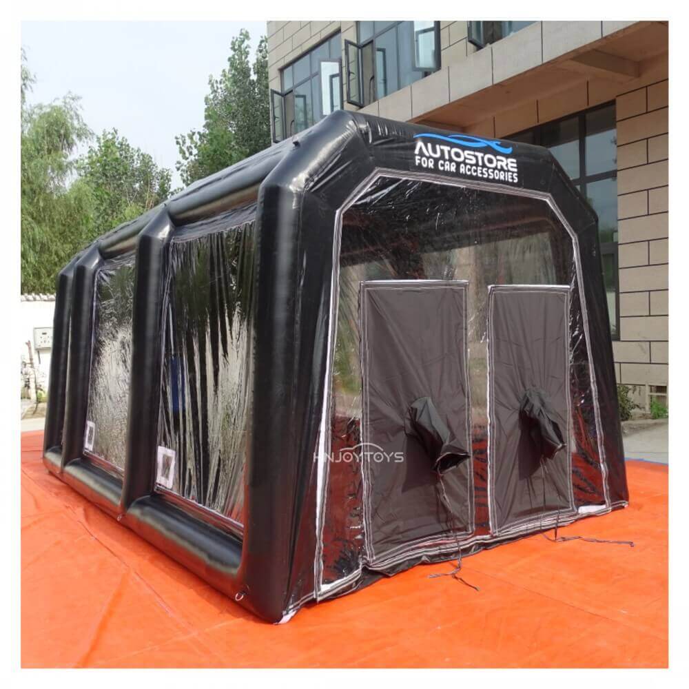 Welded Workstation -  Inflatable Sealed Spray Booth with Filter System