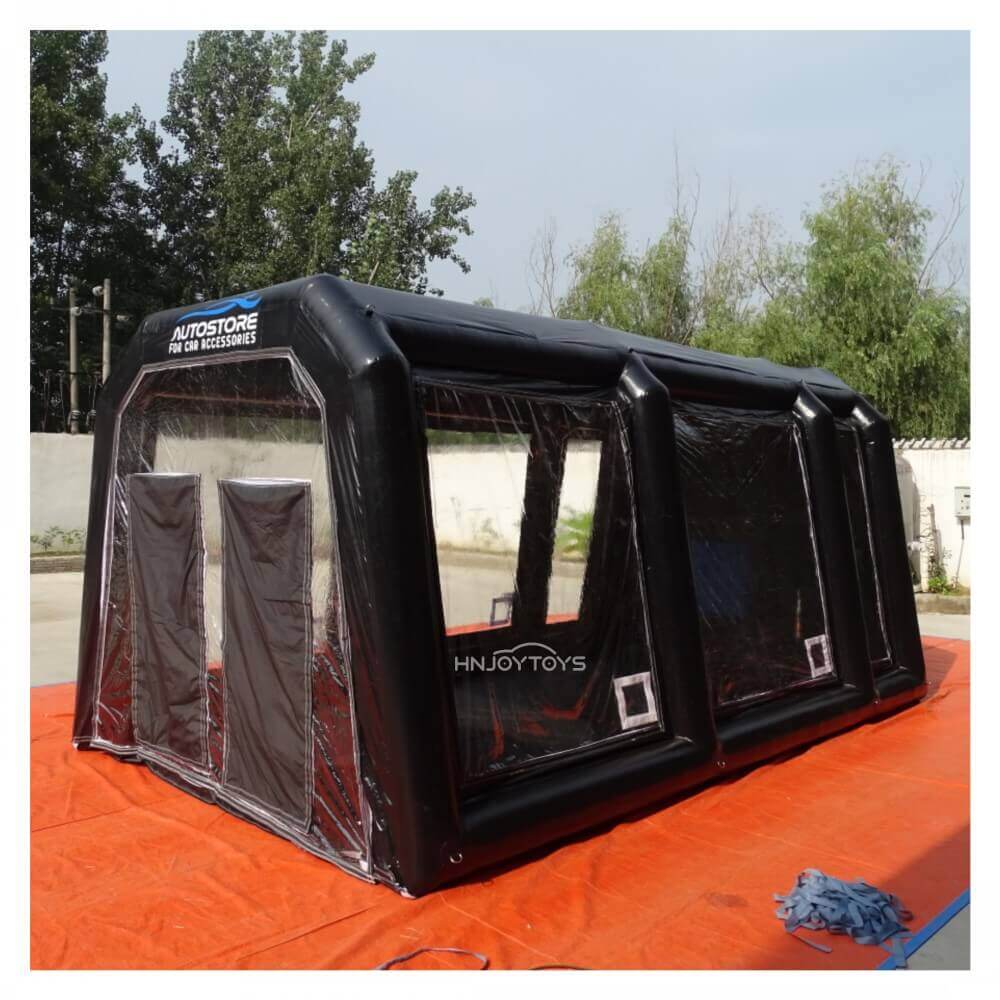 Welded Workstation -  Inflatable Sealed Spray Booth with Filter System