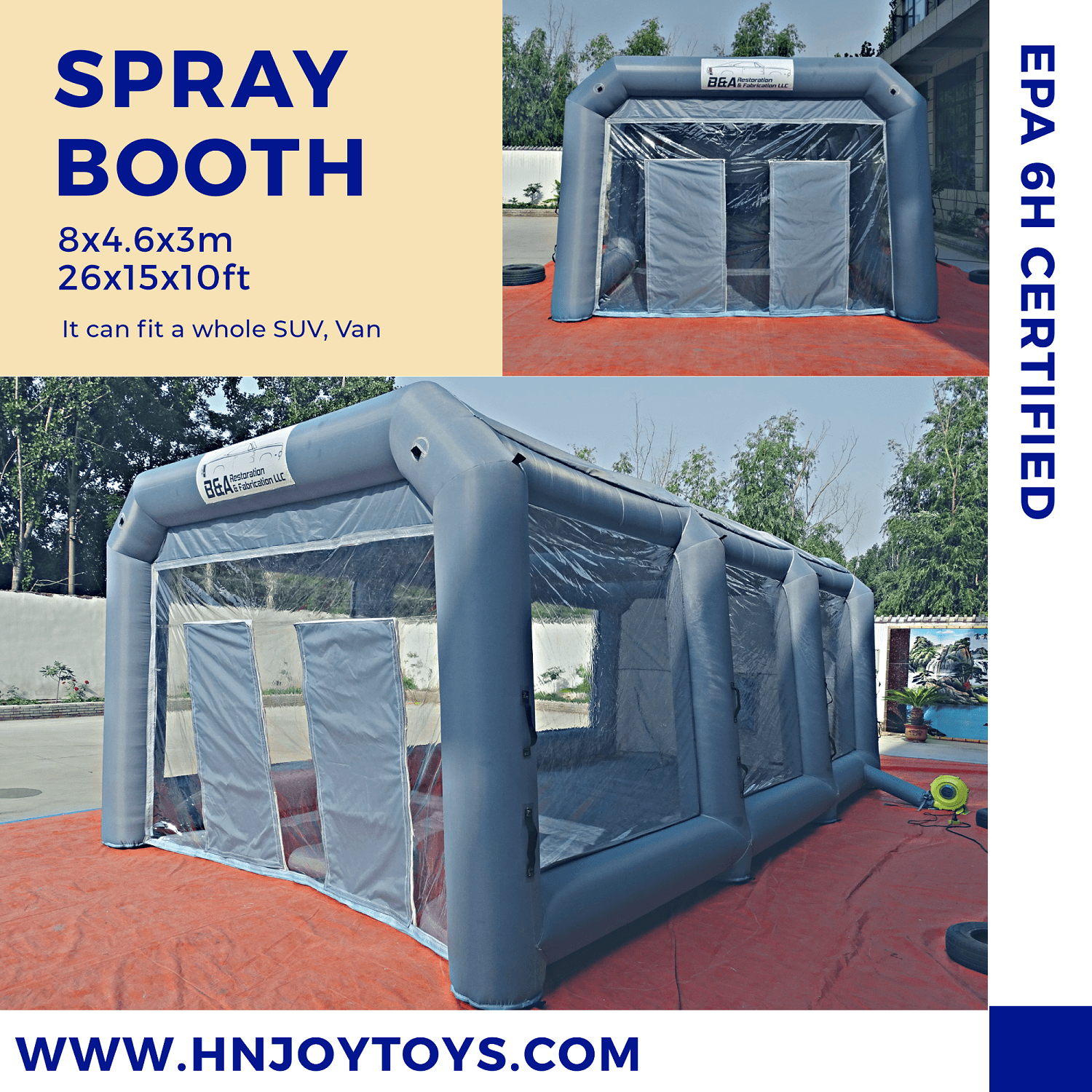 Portable Automotive Spray Booths - Best Solution for Your Spraying
