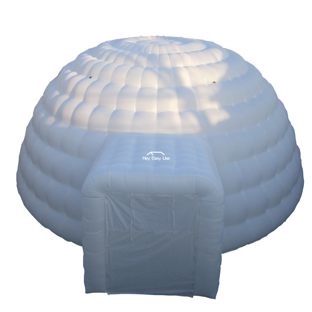 Color changing Led lighted inflatable dome tent with free blower