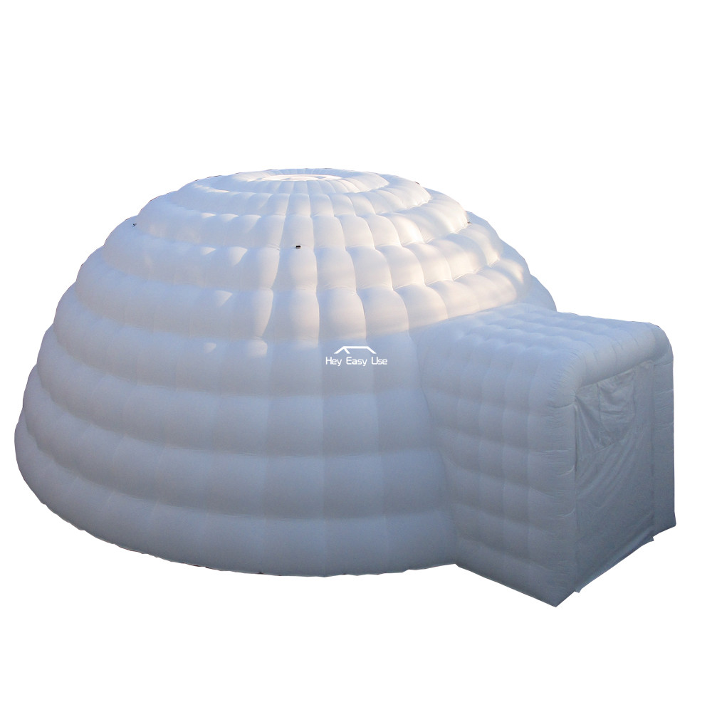 Color changing Led lighted inflatable dome tent with free blower