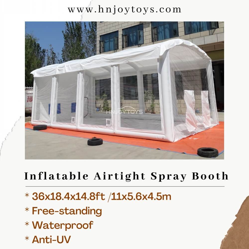 Airtight Spray Booth - Inflatable Sealed Paint Booth for Sale