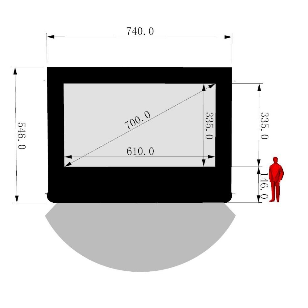 Inflatable Movie Screen - 28ft Outdoor Movie Projector Screen