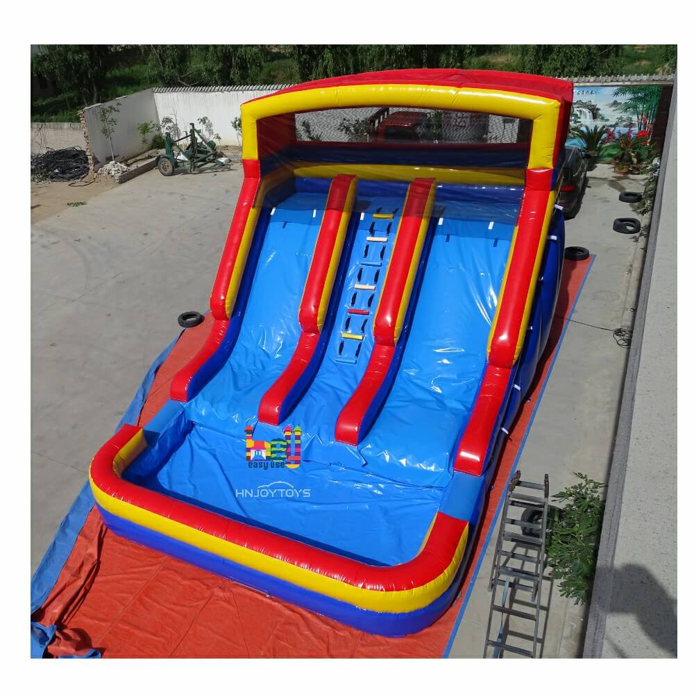 outdoor bounce house water slide