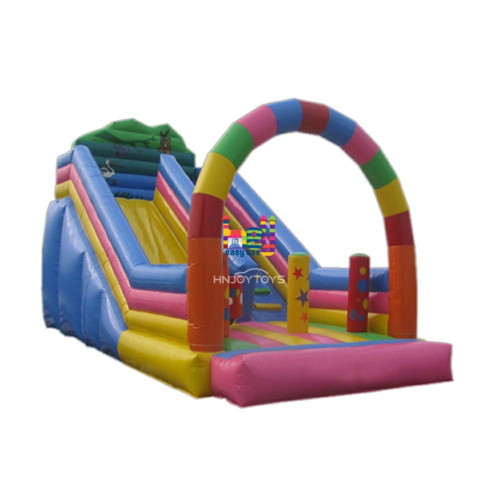 Big Inflatable Slide Forest Theme