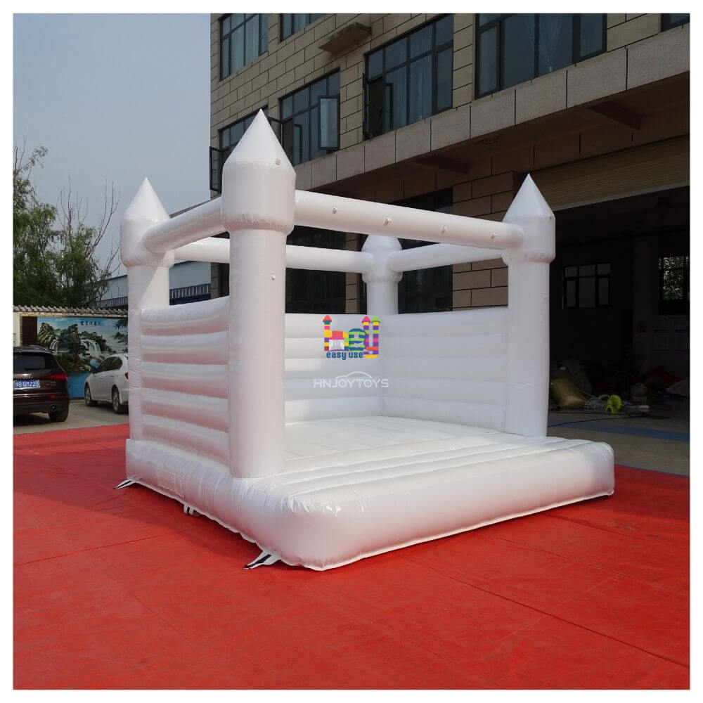 White Bouncy Castle Inflatable PVC For Wedding Party 