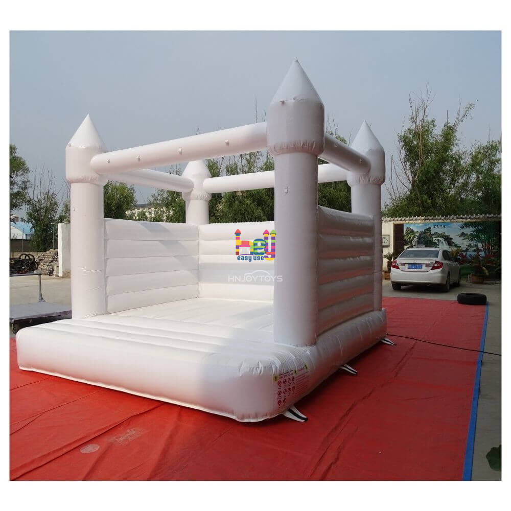 White Bouncy Castle Inflatable PVC For Wedding Party 