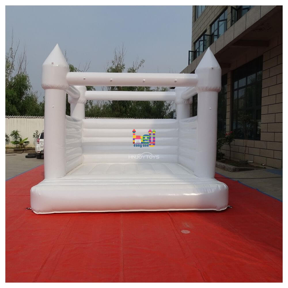 White Bouncy Castle Inflatable PVC For Wedding Party 