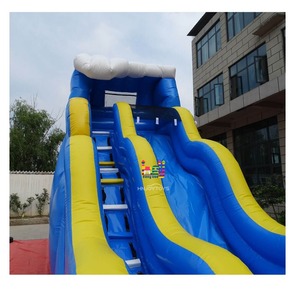 Wipe Out Inflatable Water Slide With Pool