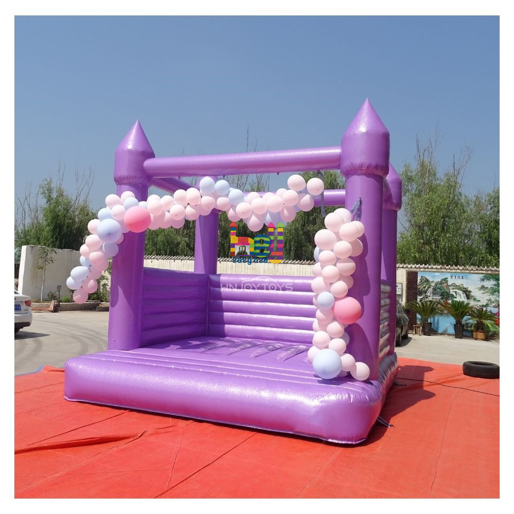 Shine Glitter Dazzle Purple Inflatable Bounce House 