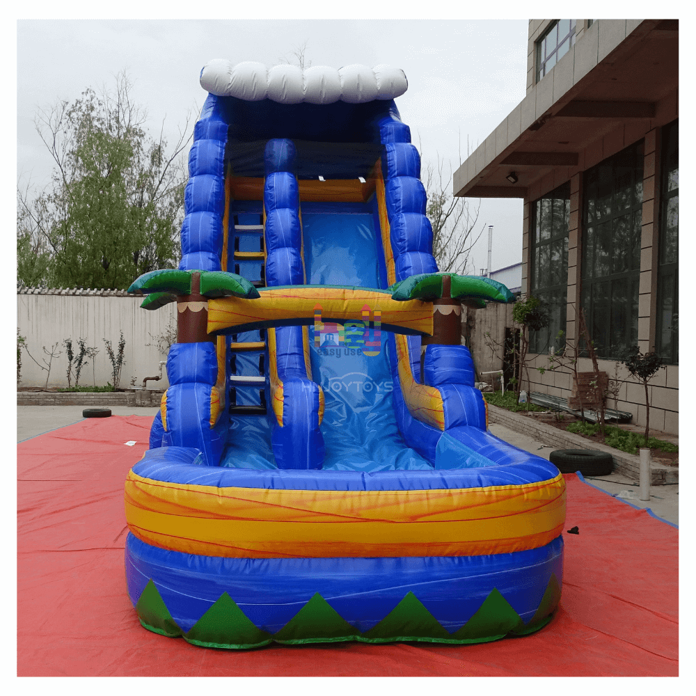 commercial grade inflatable volcano slide