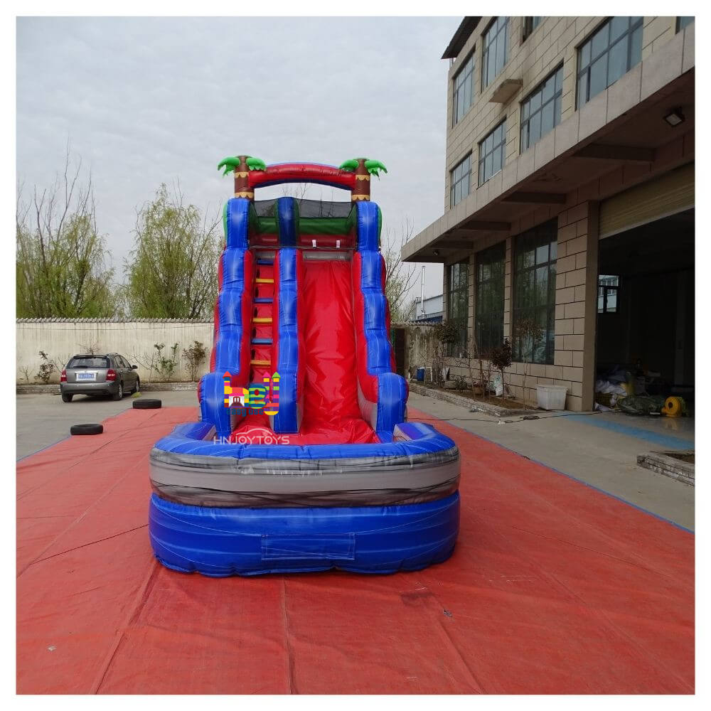 Classic marble inflatable water slide 