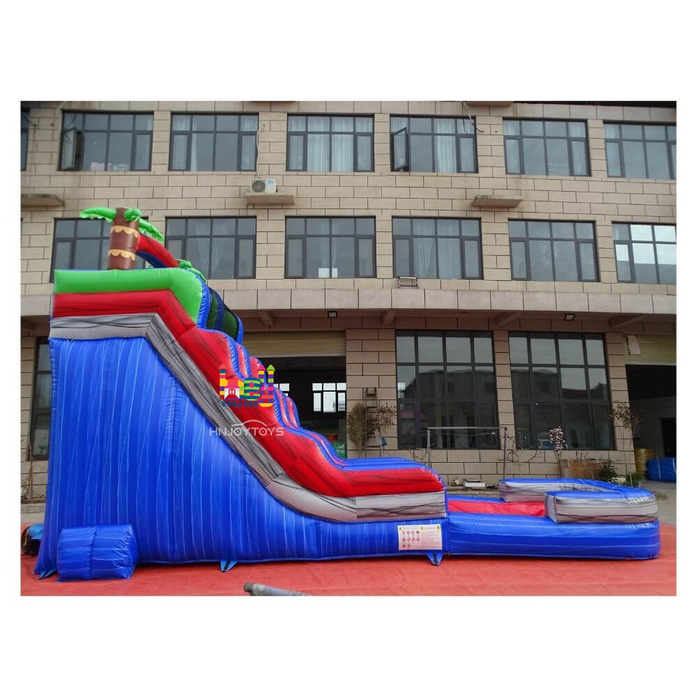 Classic marble inflatable water slide 