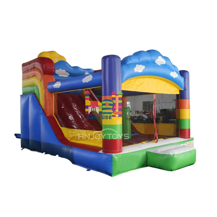 Factory Price High Quality Customized Inflatable Rainbow Slide