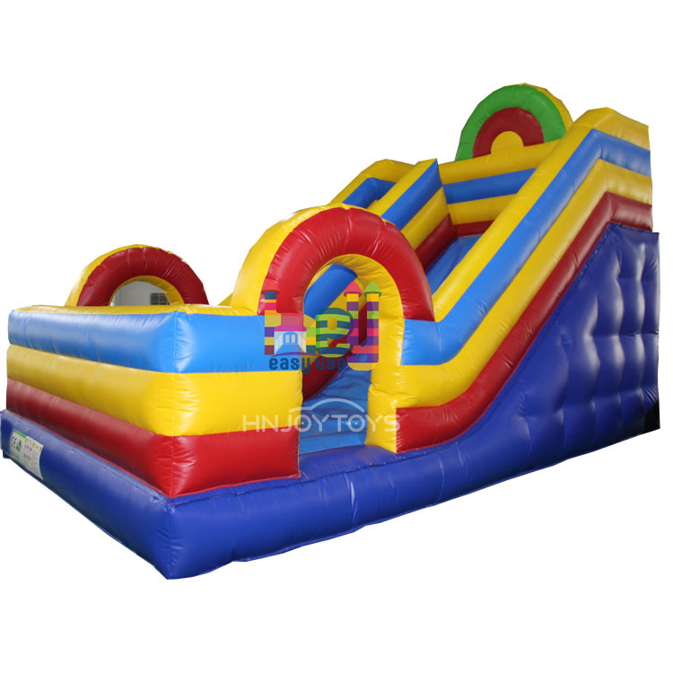 Inflatable obstacle course outdoor playing Inflatable rainbow Slide