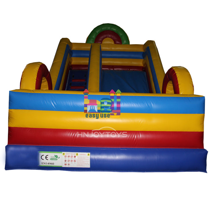 Inflatable obstacle course outdoor playing Inflatable rainbow Slide