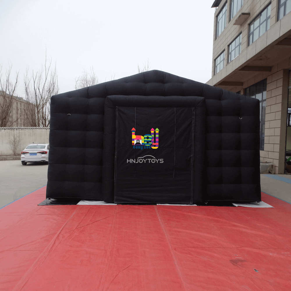 Black Club Inflatable Party Cube Tent 