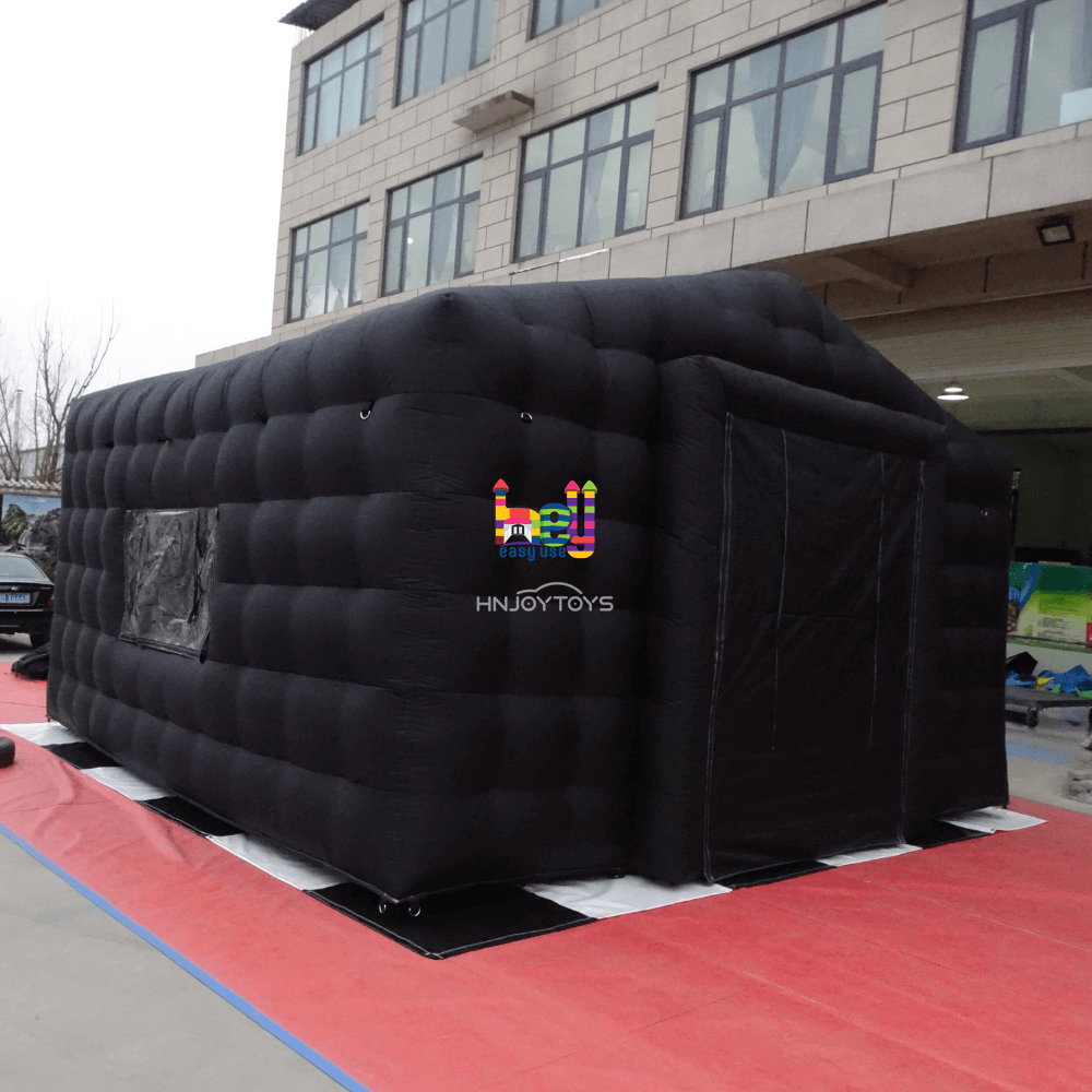 Black Club Inflatable Party Cube Tent 