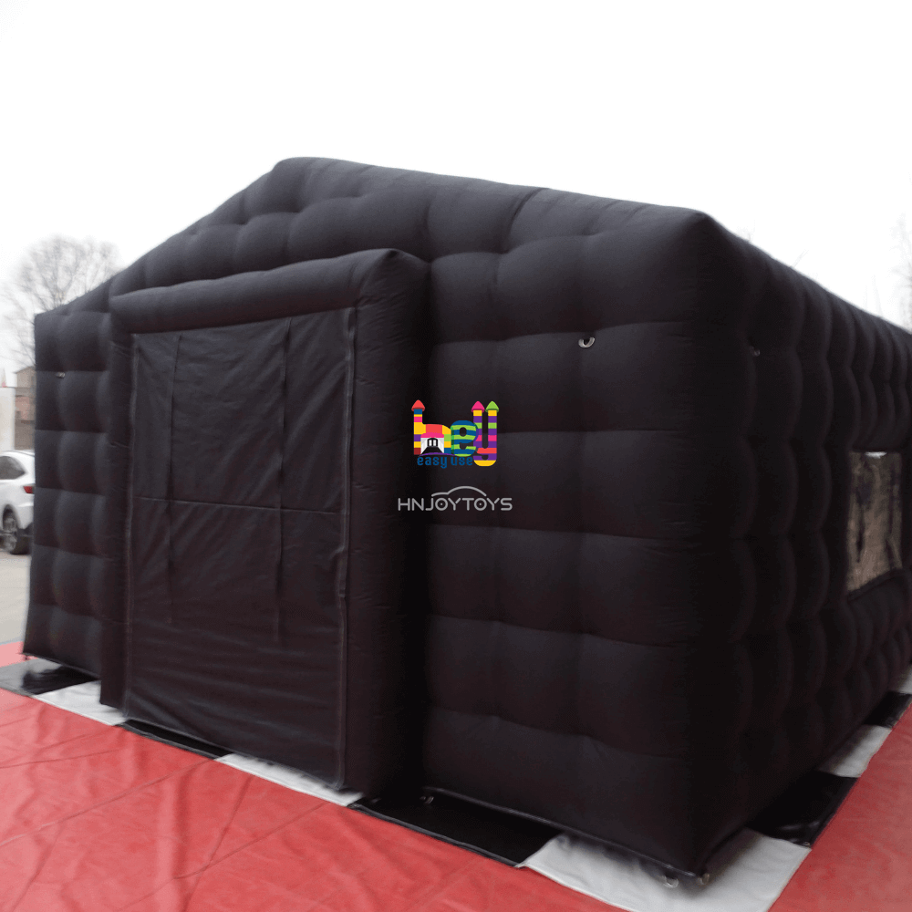 Black Club Inflatable Party Cube Tent 