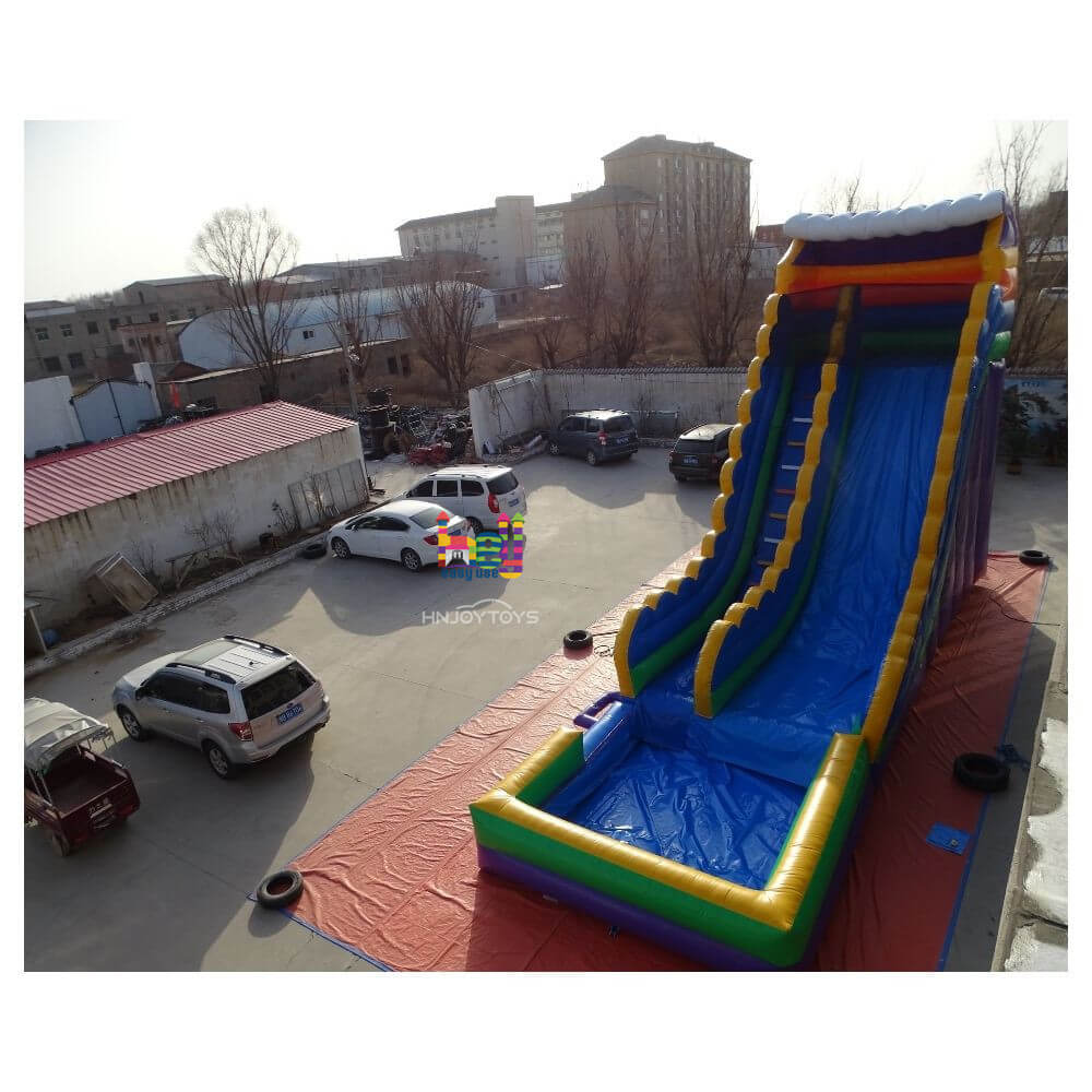 popular inflatable skiing slide