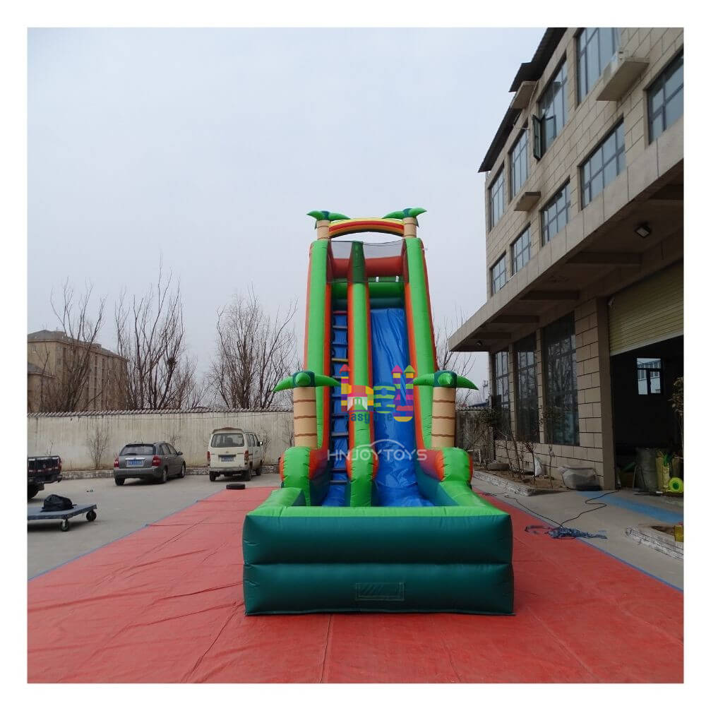 25ft High Inflatable Water Slide Jungle Theme 