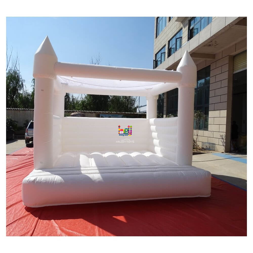 Commercial White Bounce Castle Inflatable Jumping wedding Bouncy house jumper Adult and Kids Newdesign Bouncer Castles for Weddings Party