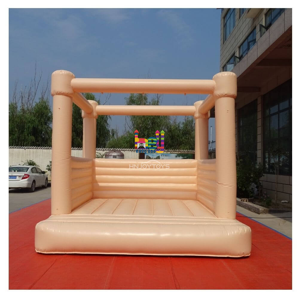 Inflatable Commercial Wedding Bounce Castle Event Decoration PVC White Bounce Castle