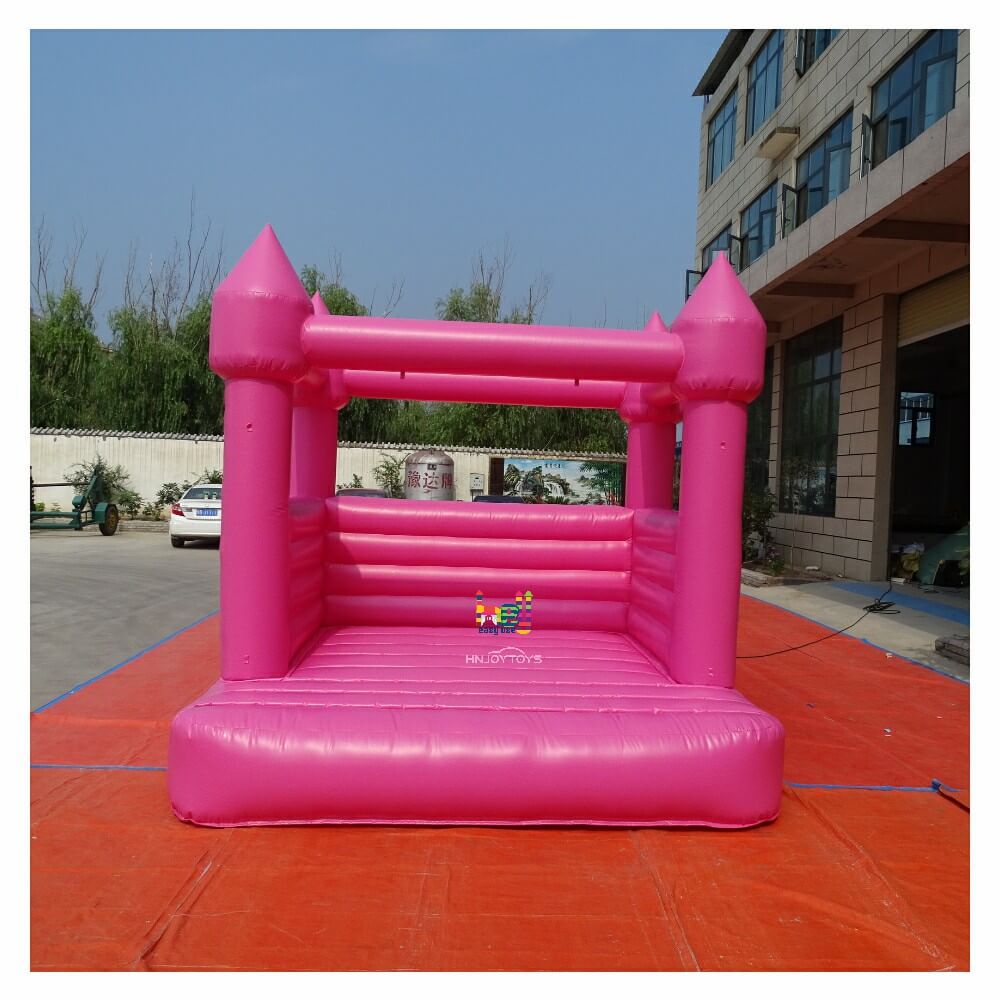 PVC Pink Castle Bounce House For Sale