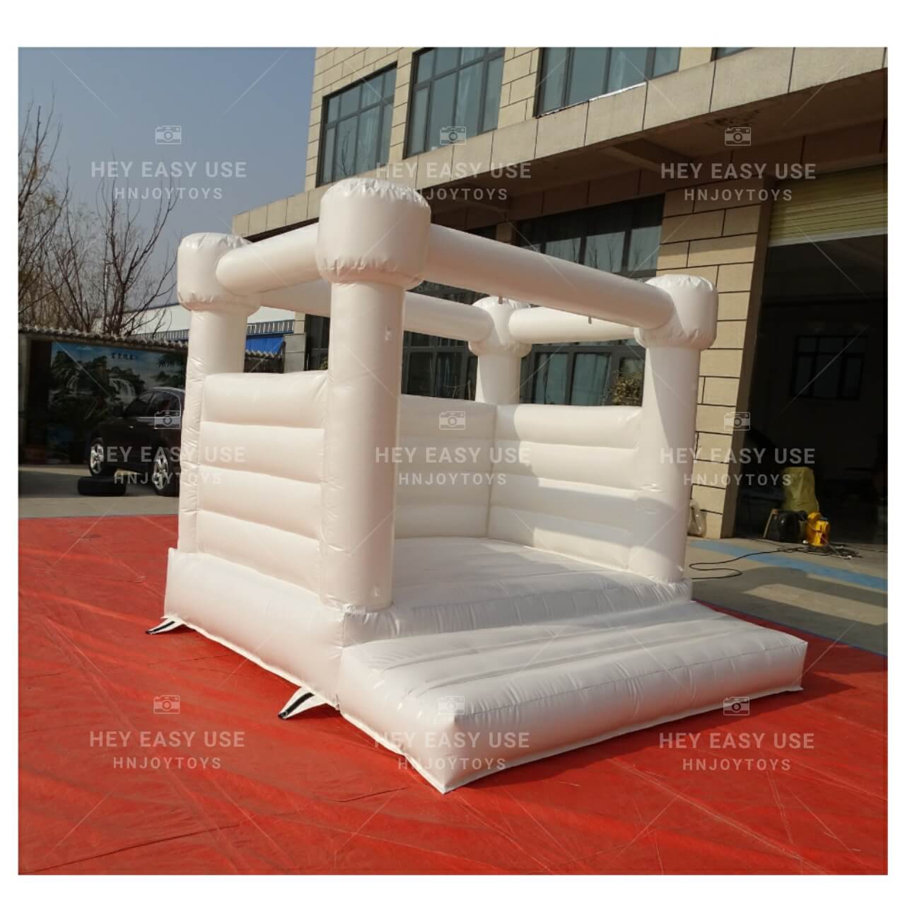 Jumping House Inflatable white Bounce House Combo Bouncy Castle Air bouncer