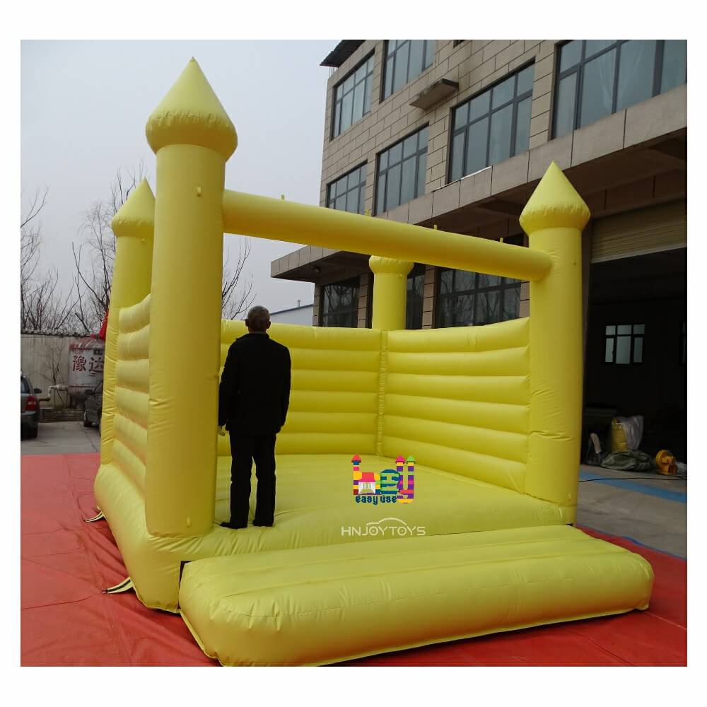 Yellow inflatable Bouncer Castle For Wedding Cheap Inflatable Jumper