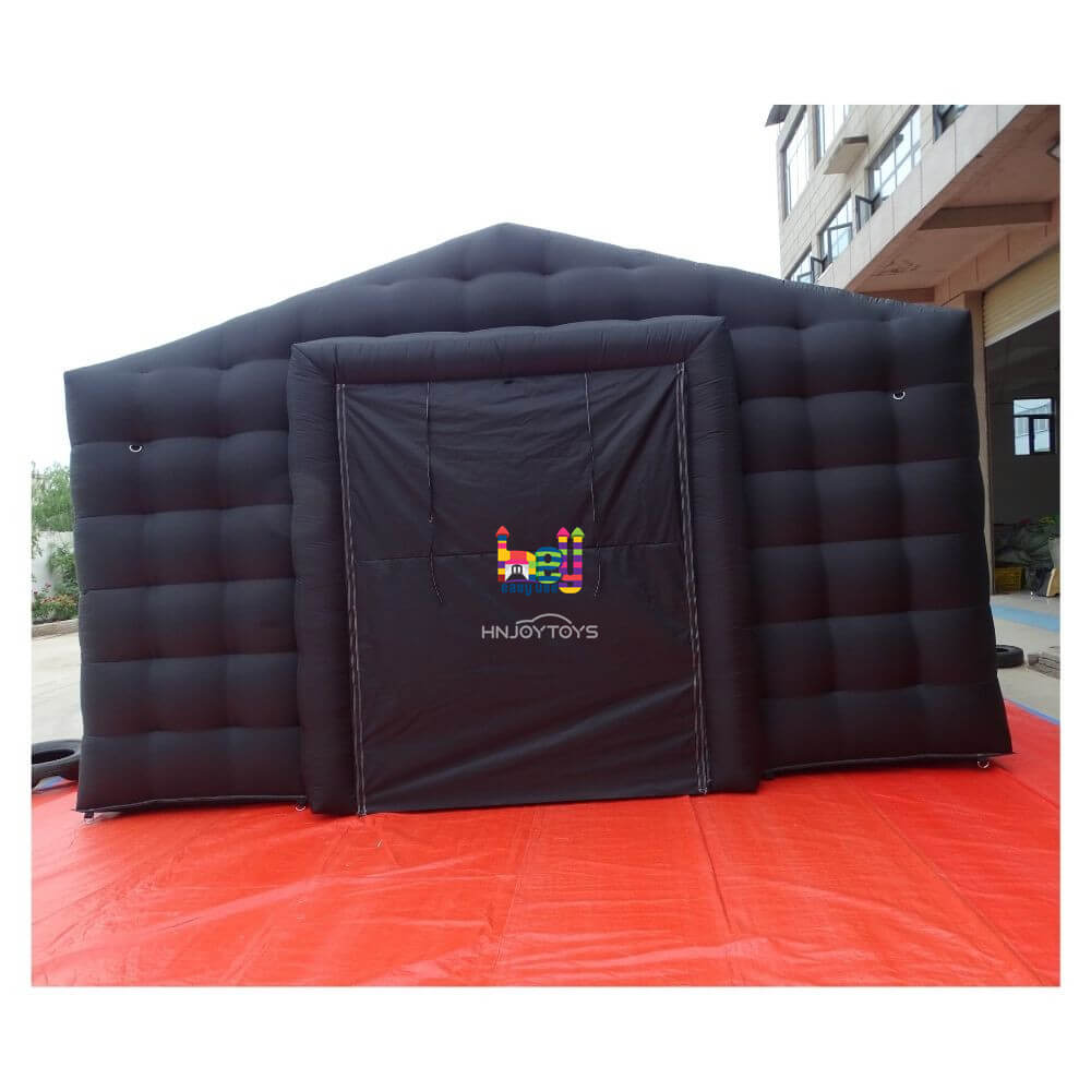 Black Inflatable Nightclub Tent Cube For Party Event