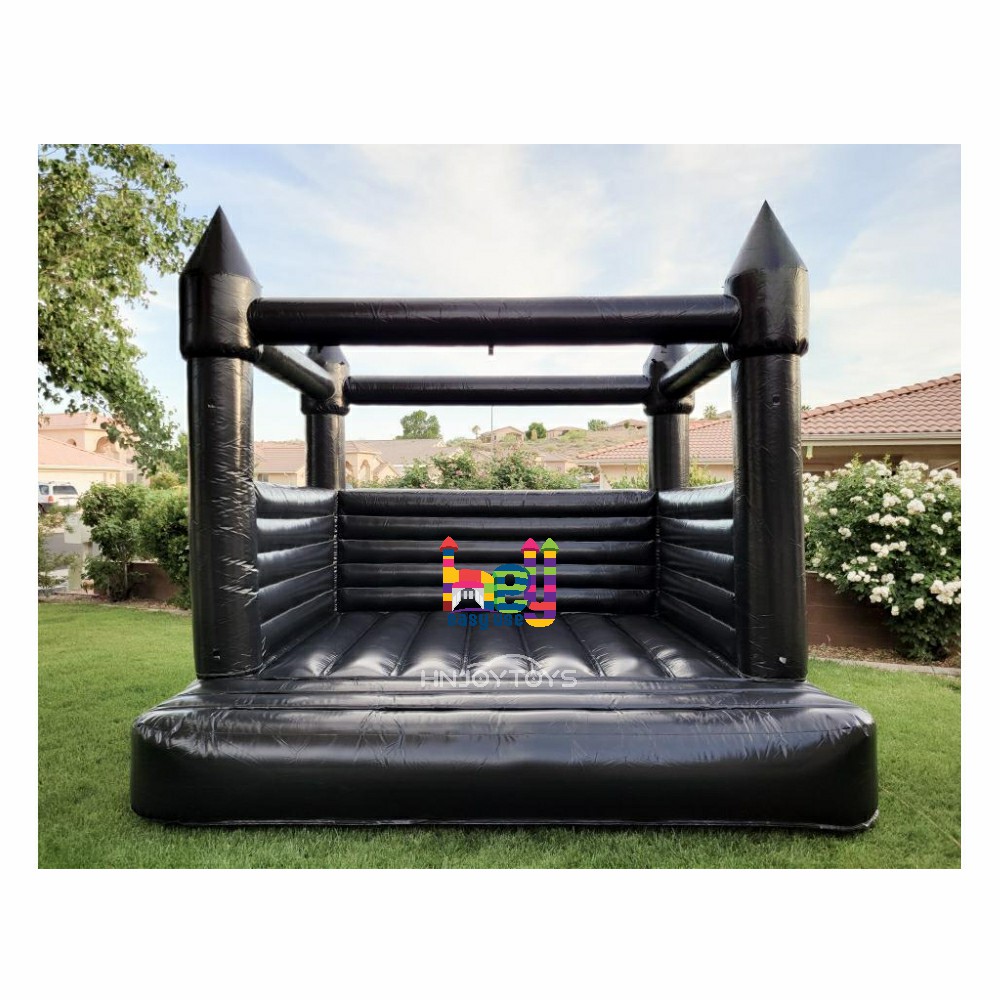 Black Romantic Wedding Bouncy Castle