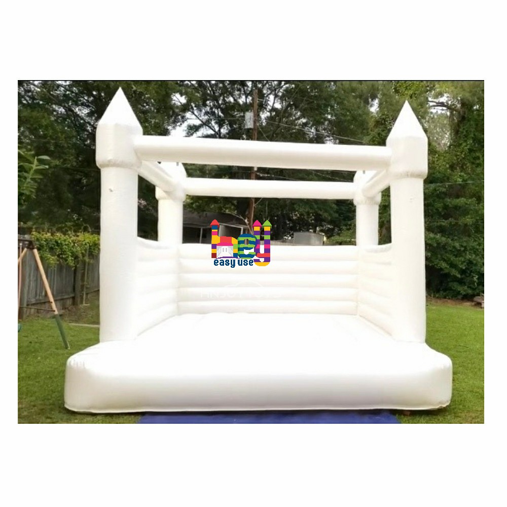 White Bounce House Castle Inflatable Wedding Bouncy Castle Jumping