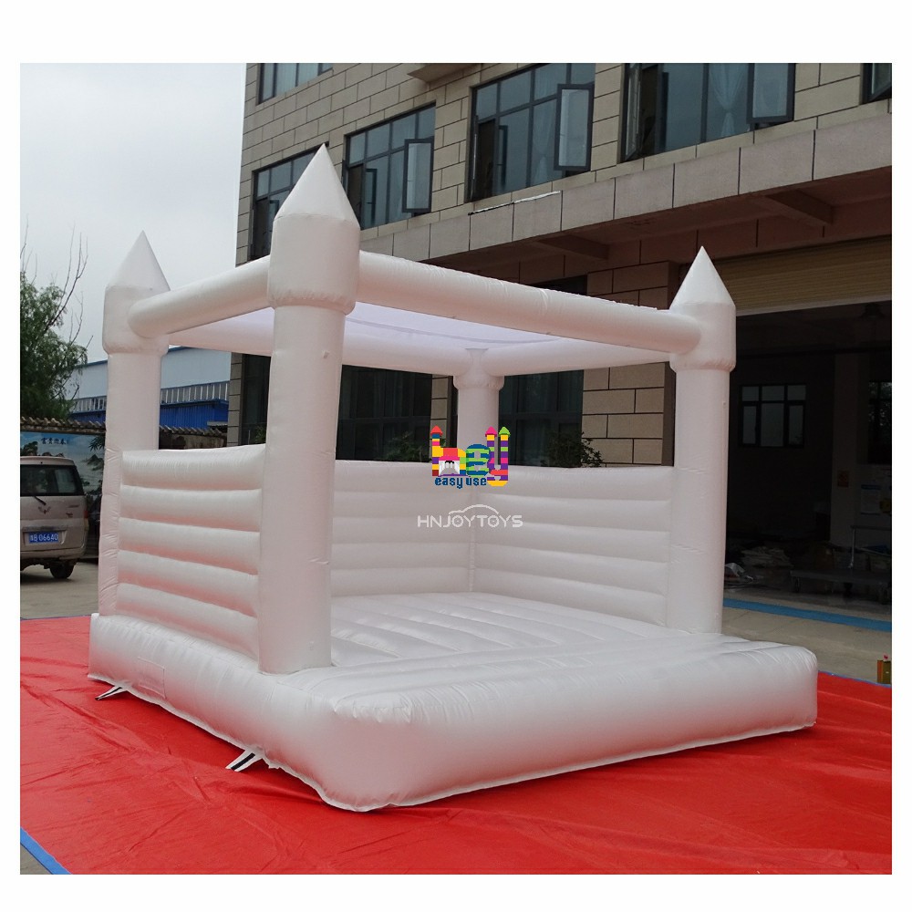 Full PVC Adult Kids Inflatable Wedding Bounce House With Roof