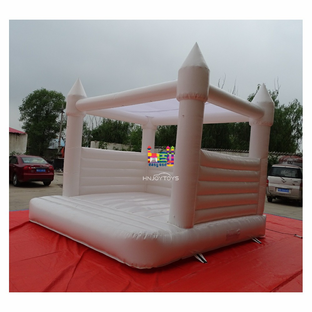 Full PVC Adult Kids Inflatable Wedding Bounce House With Roof