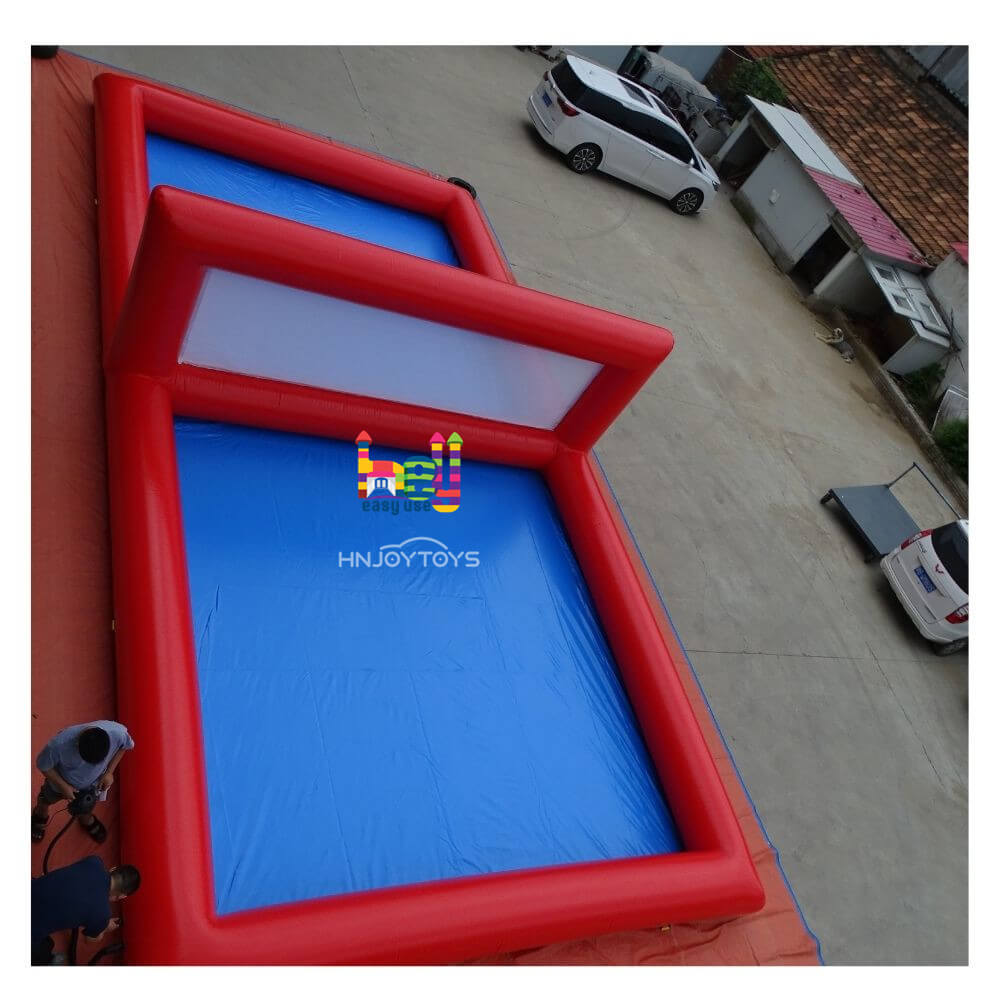 holiday theme small inflatable soccer field