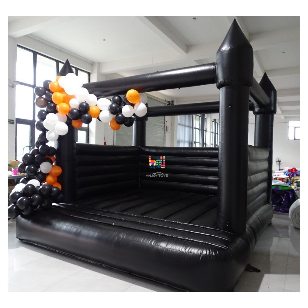 Black Romantic Wedding Bouncy Castle