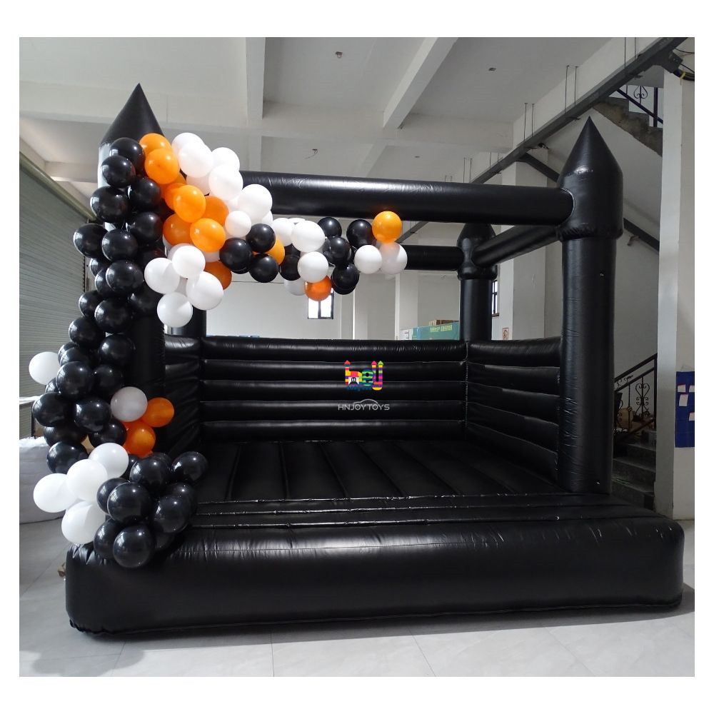 Black Romantic Wedding Bouncy Castle