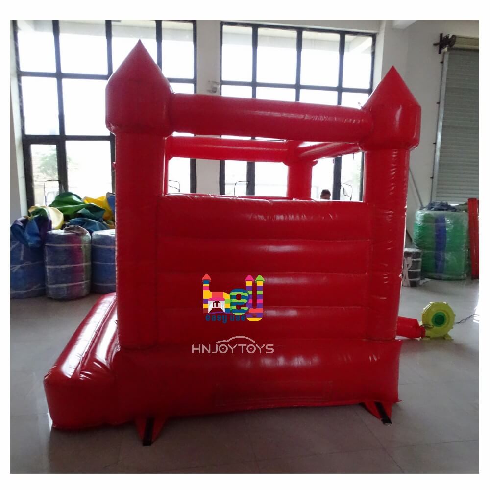 Inflatable PVC Red Castle Jump House For Parties