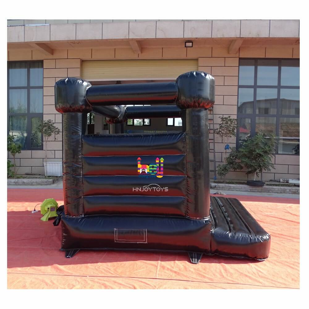 Black Inflatable Jumping Castle Indoor For Kids