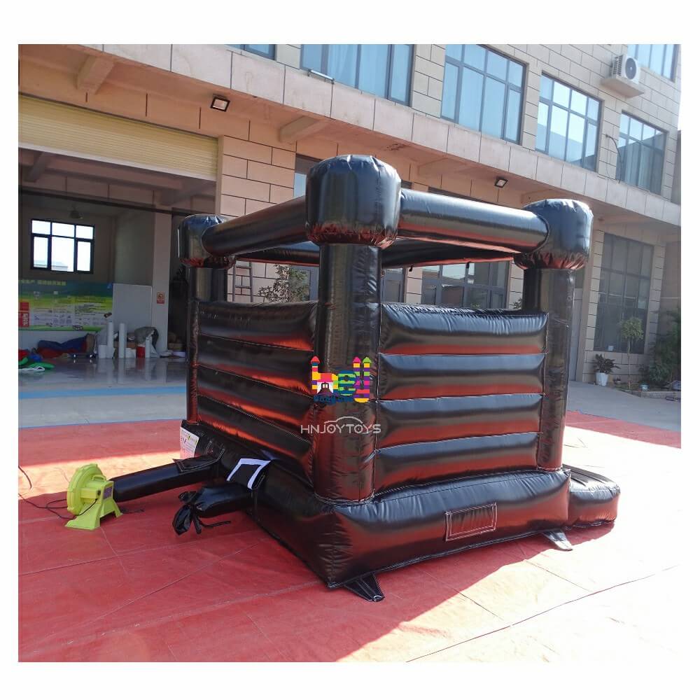 Black Inflatable Jumping Castle Indoor For Kids