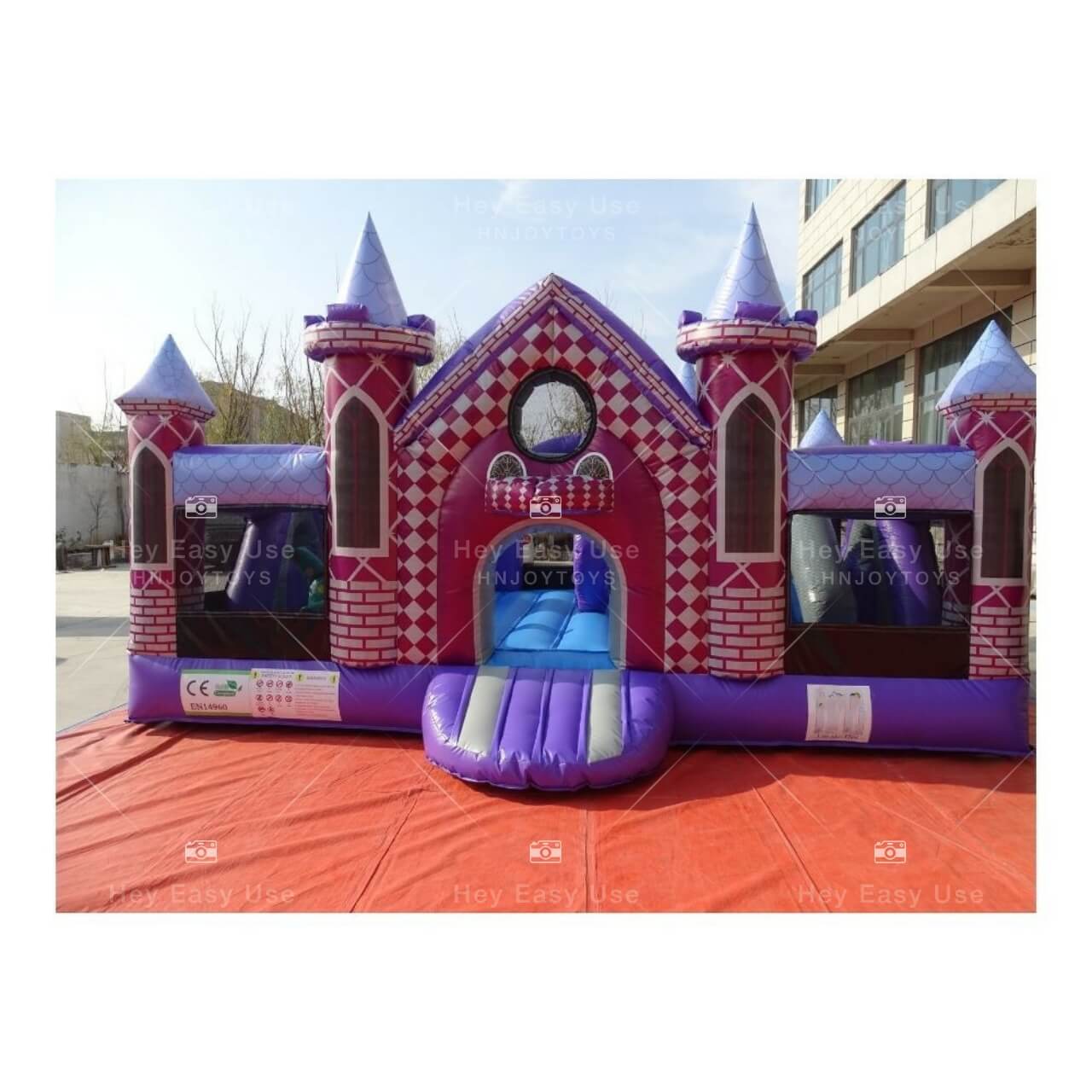 Outdoor Inflatable Bounce House Slide Combo For Sale 