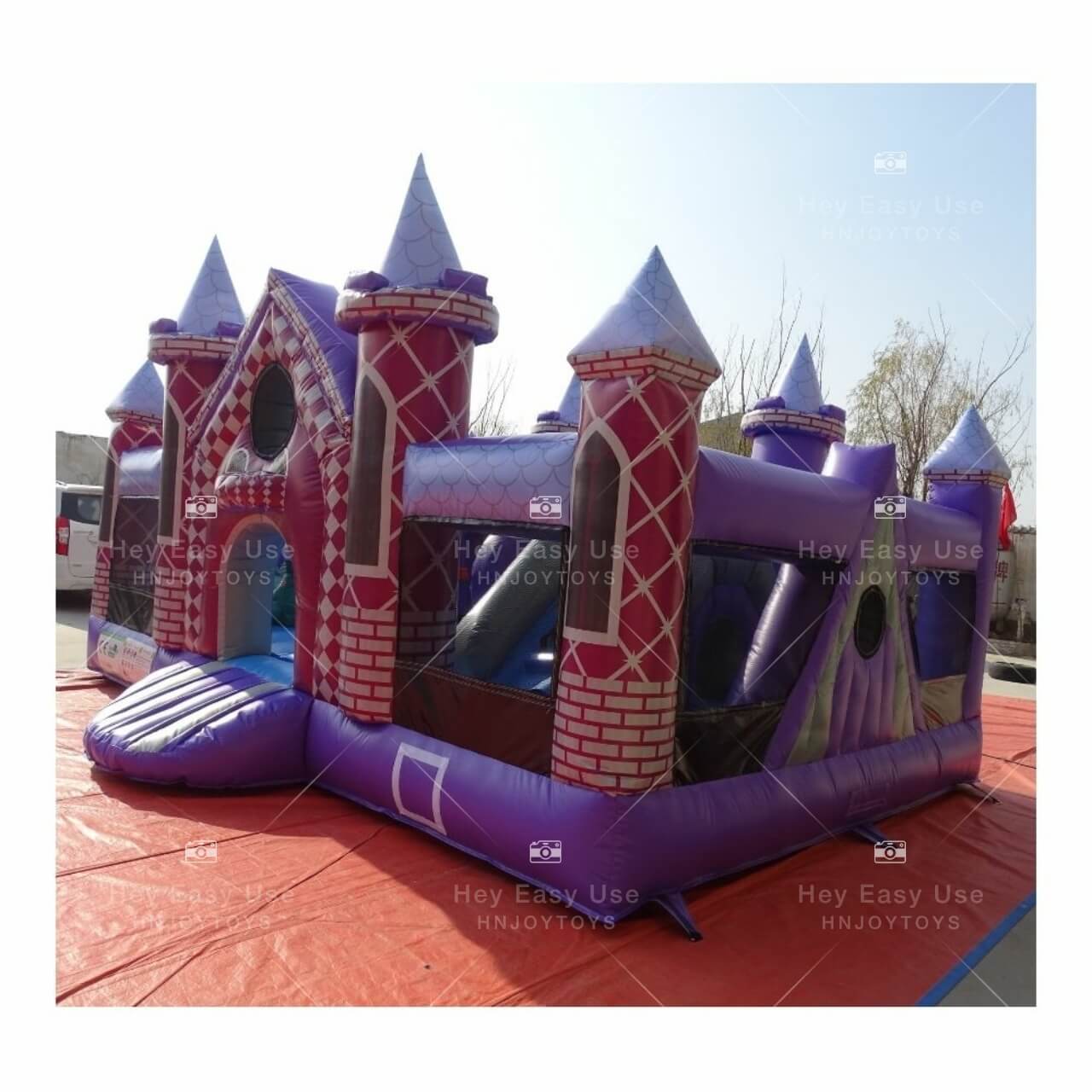 Outdoor Inflatable Bounce House Slide Combo For Sale 